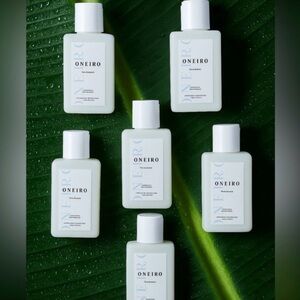 6 pack Oneiro Sunchasers travel set (3 Shampoo & 3 conditioner)
